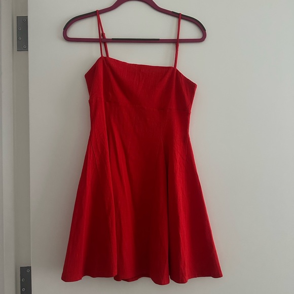 Windsor Red Women's Skater Mini Dress - Picture 1 of 2